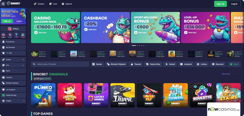 BinoBet Casino Review