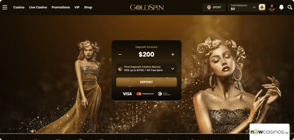 GoldSpin Casino Review
