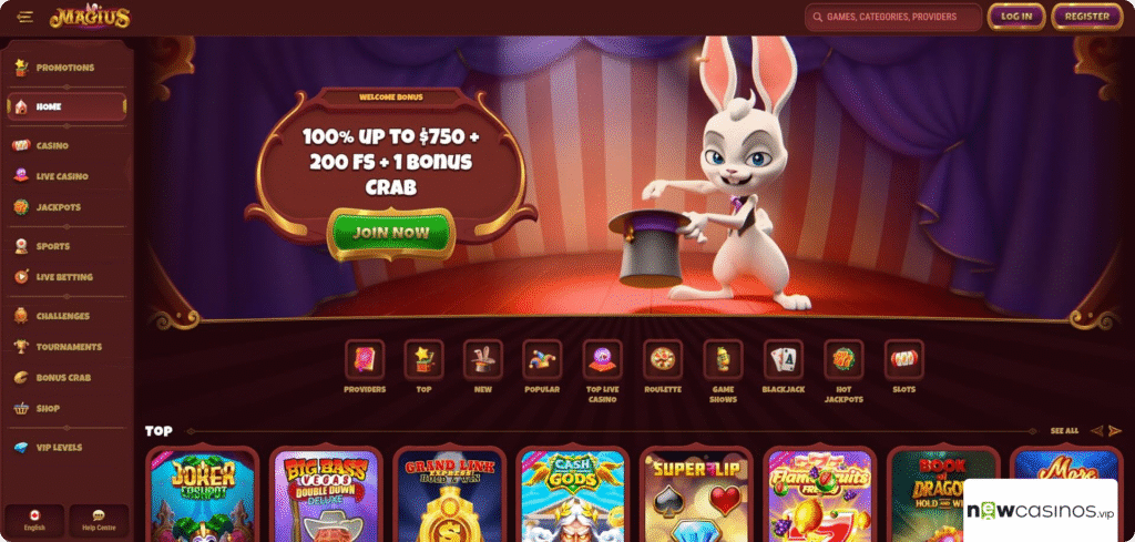 Magius Casino Review