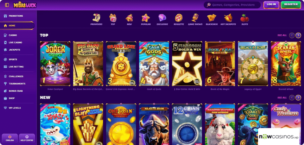 MidasLuck Casino Review