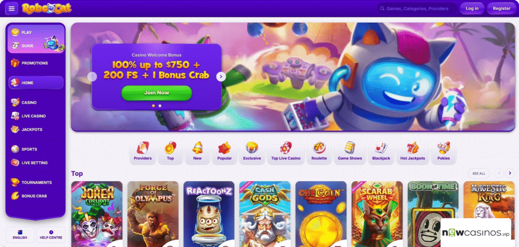 Robocat Casino Review
