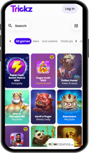 Trickz Casino Mobile app