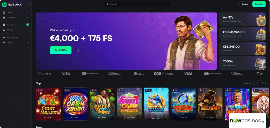 TrueLuck Casino Review