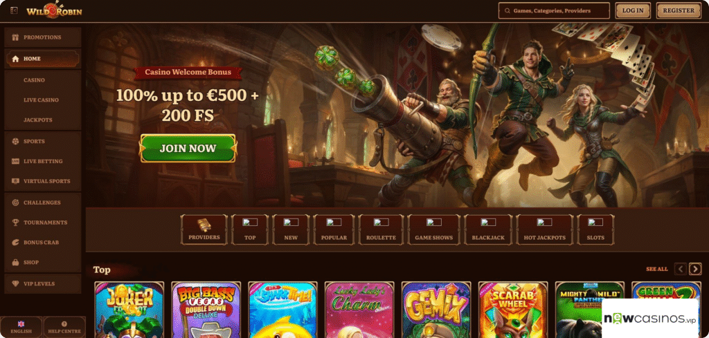 WildRobin Casino Review