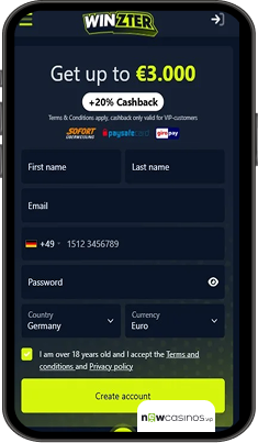 Winzter Casino Mobile