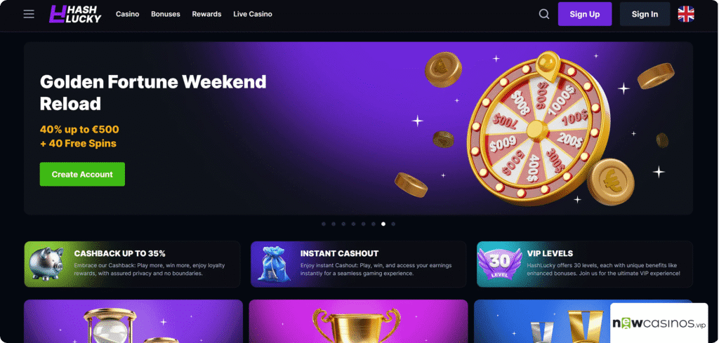 Hash Lucky Casino Review