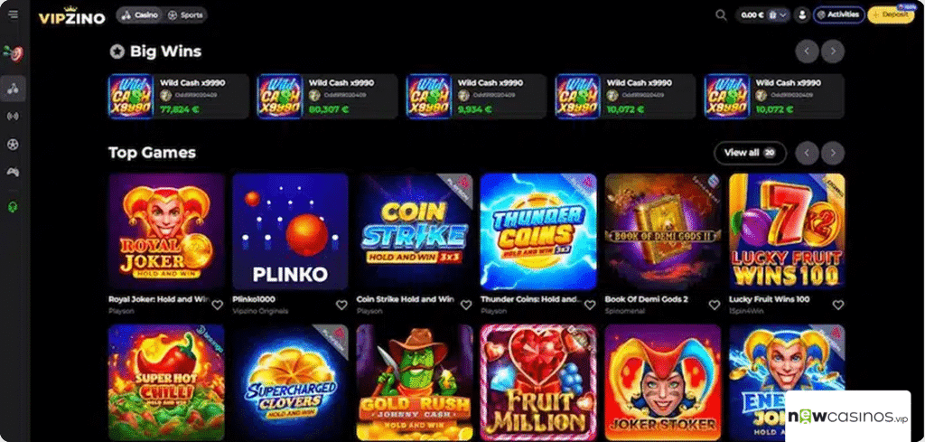 VIPZino Casino Review