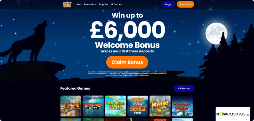 Wolf Spins Casino Review