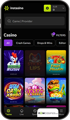 Instasino Casino Mobile