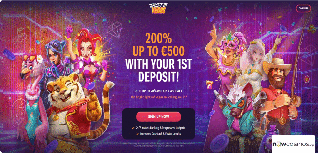 Taste Vegas Casino Review