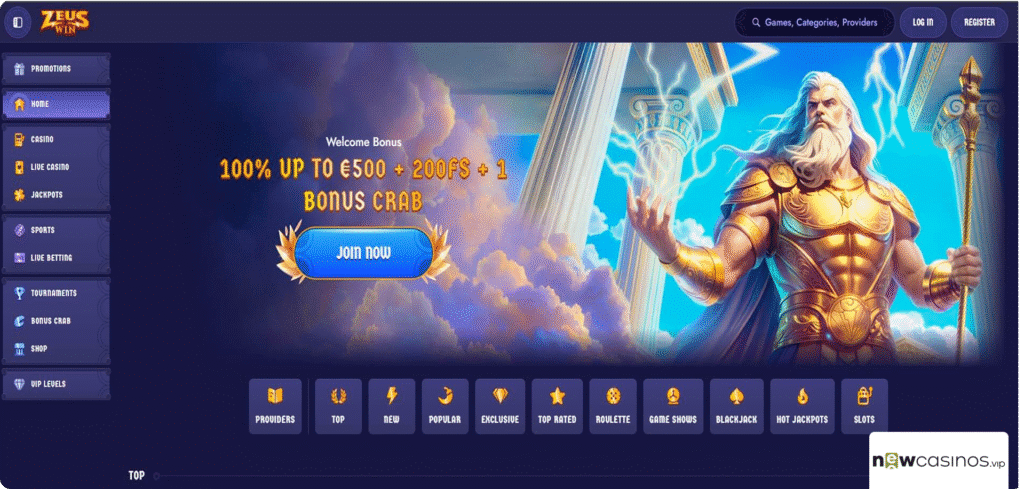 ZeusWin Casino Review