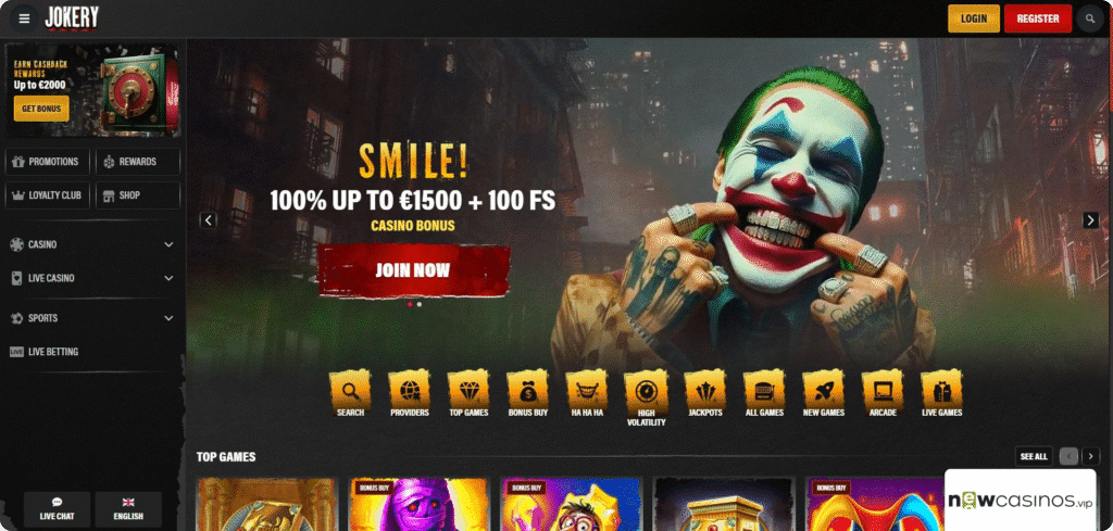 Jokery Casino Review