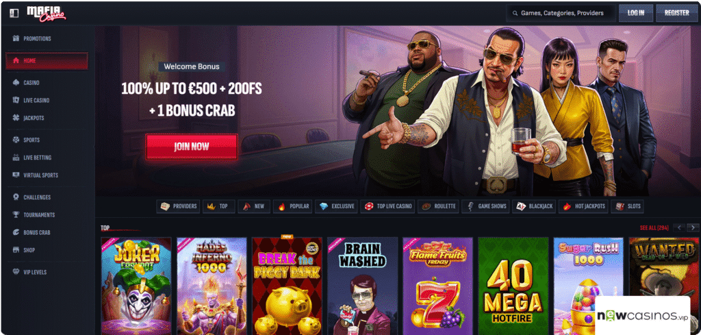 Mafia Casino Review
