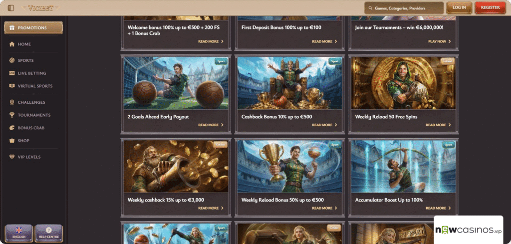 Vicibet Casino Review