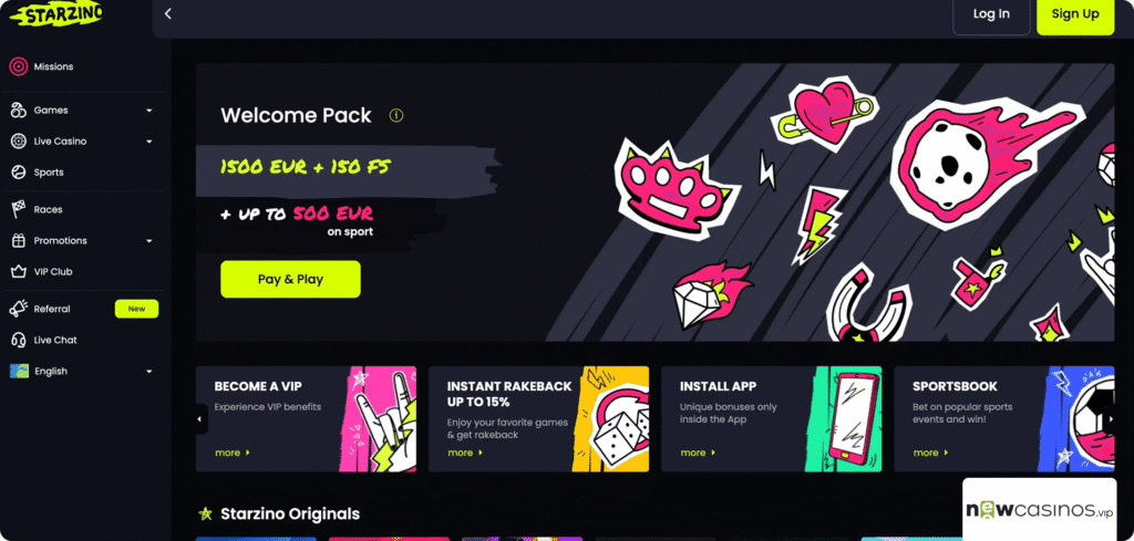 Starzino Casino Review